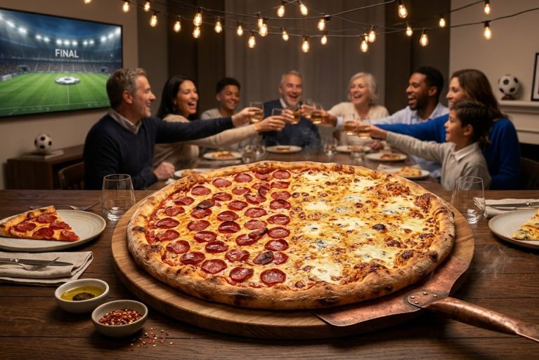 La pizza de los campeones para una final inolvidable